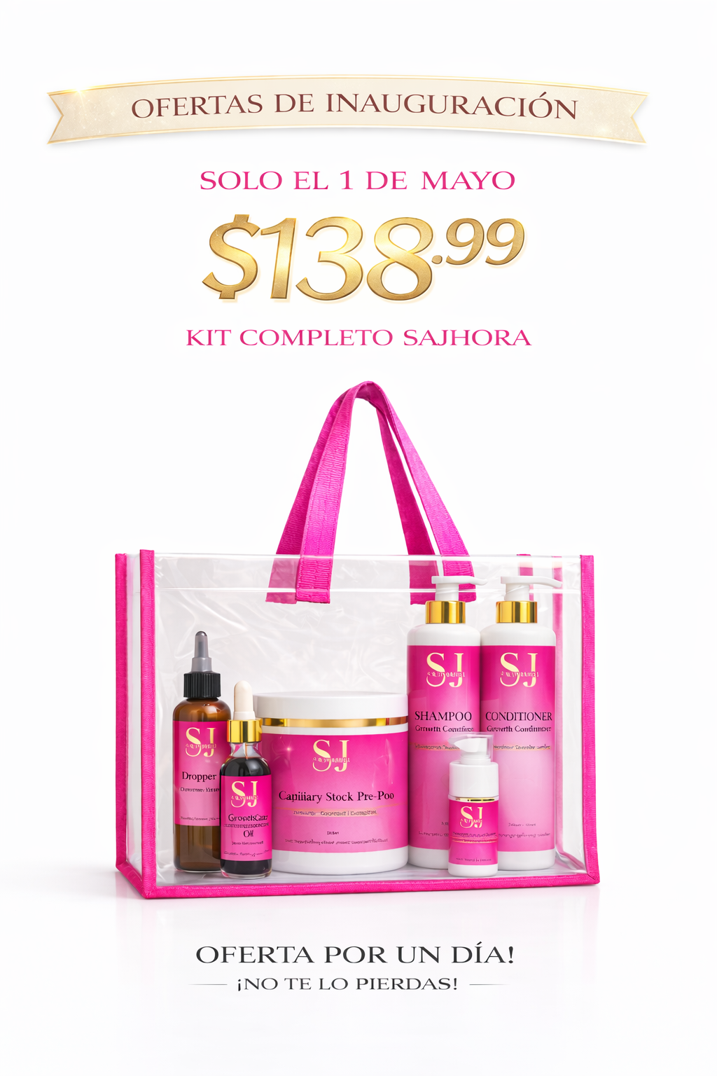 SAJHORA Hair Growth & Repair Kit – Ritual Completo de Transformación Capilar